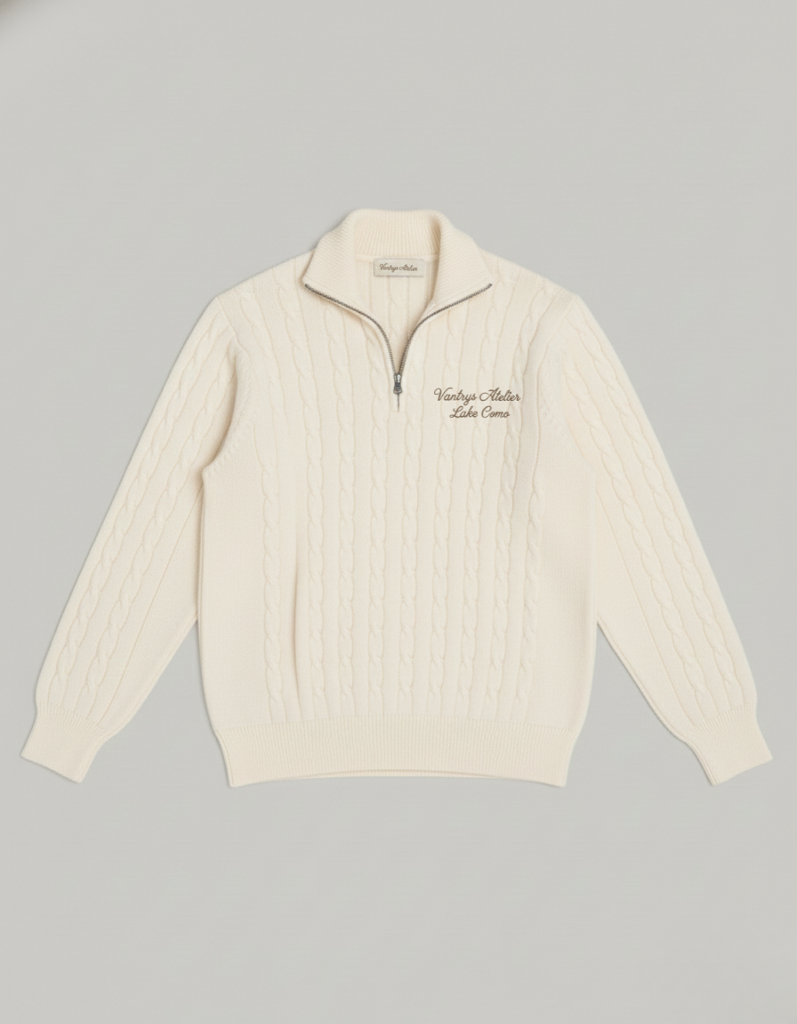 Vantrys Cable Quarter Zip